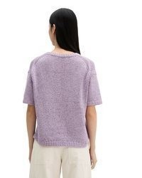 hellvioletter Kurzarmpullover von Marc O'Polo