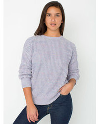 hellvioletter Oversize Pullover