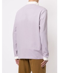 hellvioletter Polo Pullover von Kent & Curwen