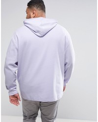 hellvioletter Pullover mit einem Kapuze von Puma