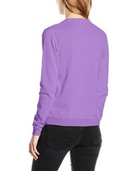 hellvioletter Pullover mit einem V-Ausschnitt von GANT