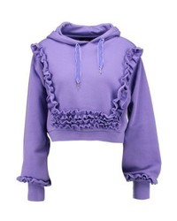 hellvioletter Pullover mit einer Kapuze von Even&Odd