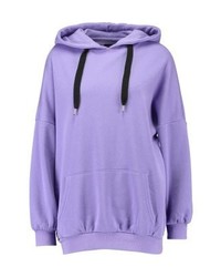 hellvioletter Pullover mit einer Kapuze von Even&Odd