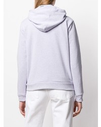 hellvioletter Pullover mit einer Kapuze von A.P.C.