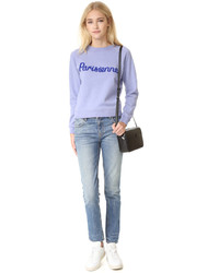 hellvioletter Pullover von MAISON KITSUNE