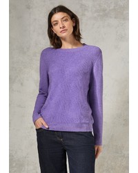 hellvioletter Strick Pullover von Cecil