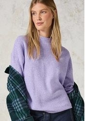 hellvioletter Strick Pullover von Cecil