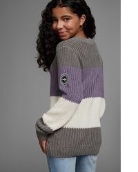 hellvioletter Strick Pullover von KangaROOS