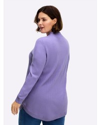 hellvioletter Strick Pullover von Sieh an!