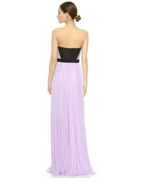 hellviolettes Ballkleid von J. Mendel