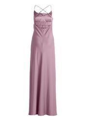 hellviolettes Ballkleid von Vera Mont