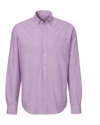 hellviolettes Businesshemd von H.I.S