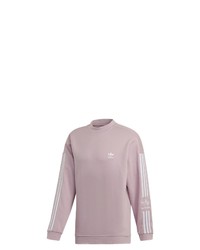 hellviolettes Fleece-Sweatshirt von adidas Originals