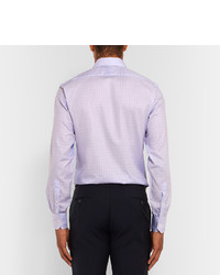 hellviolettes Hemd mit Schottenmuster von Turnbull & Asser