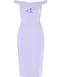 hellviolettes Kleid mit Ausschnitten von Cushnie et Ochs
