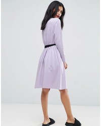 hellviolettes Kleid von Asos