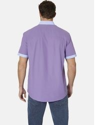 hellviolettes Kurzarmhemd von BABISTA