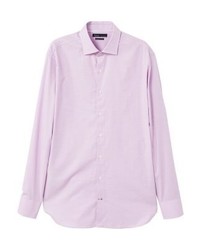 hellviolettes Langarmhemd von Mango