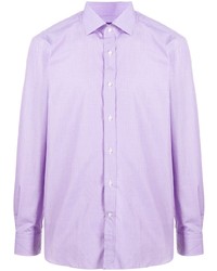 hellviolettes Langarmhemd von Ralph Lauren Purple Label