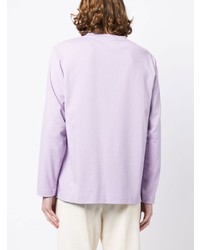 hellviolettes Langarmshirt von Simone Rocha