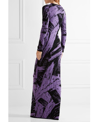 hellviolettes Maxikleid von Sibling