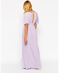 hellviolettes Maxikleid von Love