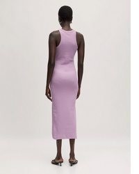 hellviolettes Midikleid von EDITED