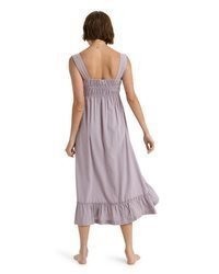 hellviolettes Midikleid von Roxy