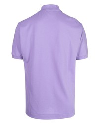 hellviolettes Polohemd von Lacoste