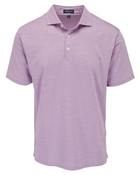 hellviolettes Polohemd von Peter Millar