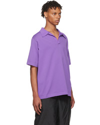 hellviolettes Polohemd von Jil Sander