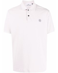 hellviolettes Polohemd von Stone Island