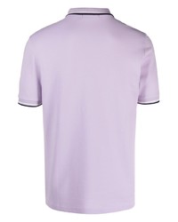 hellviolettes Polohemd von Fred Perry