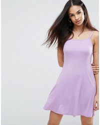 hellviolettes Skaterkleid von Asos