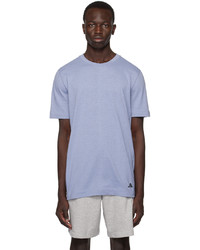 hellviolettes Strick T-Shirt mit einem Rundhalsausschnitt von adidas Originals