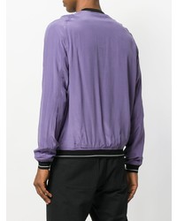 hellviolettes Sweatshirt von Haider Ackermann