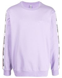 hellviolettes Sweatshirt von Moschino