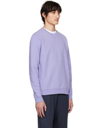 hellviolettes Sweatshirt von Sunspel