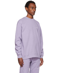 hellviolettes Sweatshirt von Saintwoods