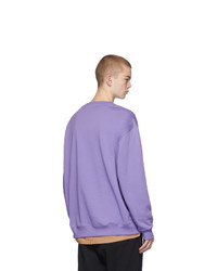 hellviolettes Sweatshirt von Acne Studios