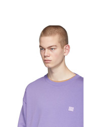 hellviolettes Sweatshirt von Acne Studios