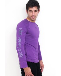 hellviolettes Sweatshirt von Yogamasti