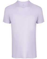 hellviolettes T-Shirt mit einem Rundhalsausschnitt von Altea