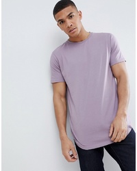 hellviolettes T-Shirt mit einem Rundhalsausschnitt von ASOS DESIGN