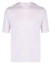 hellviolettes T-Shirt mit einem Rundhalsausschnitt von Ballantyne