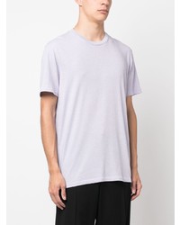 hellviolettes T-Shirt mit einem Rundhalsausschnitt von Tom Ford