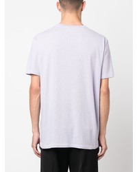 hellviolettes T-Shirt mit einem Rundhalsausschnitt von Tom Ford