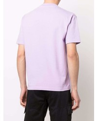 hellviolettes T-Shirt mit einem Rundhalsausschnitt von Ambush