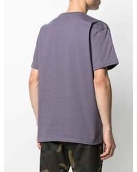 hellviolettes T-Shirt mit einem Rundhalsausschnitt von Carhartt WIP