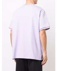 hellviolettes T-Shirt mit einem Rundhalsausschnitt von Puma